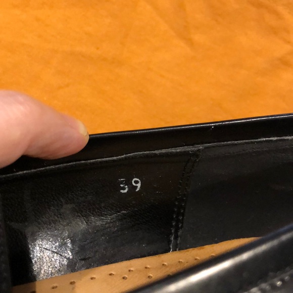 Vintage Brown’s black loafers with buckle made in Italy - Picture 7 of 12